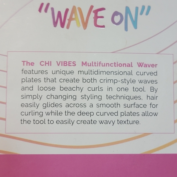 CHI Vibes Pink Hair "Wave On" - Picture 3 of 6
